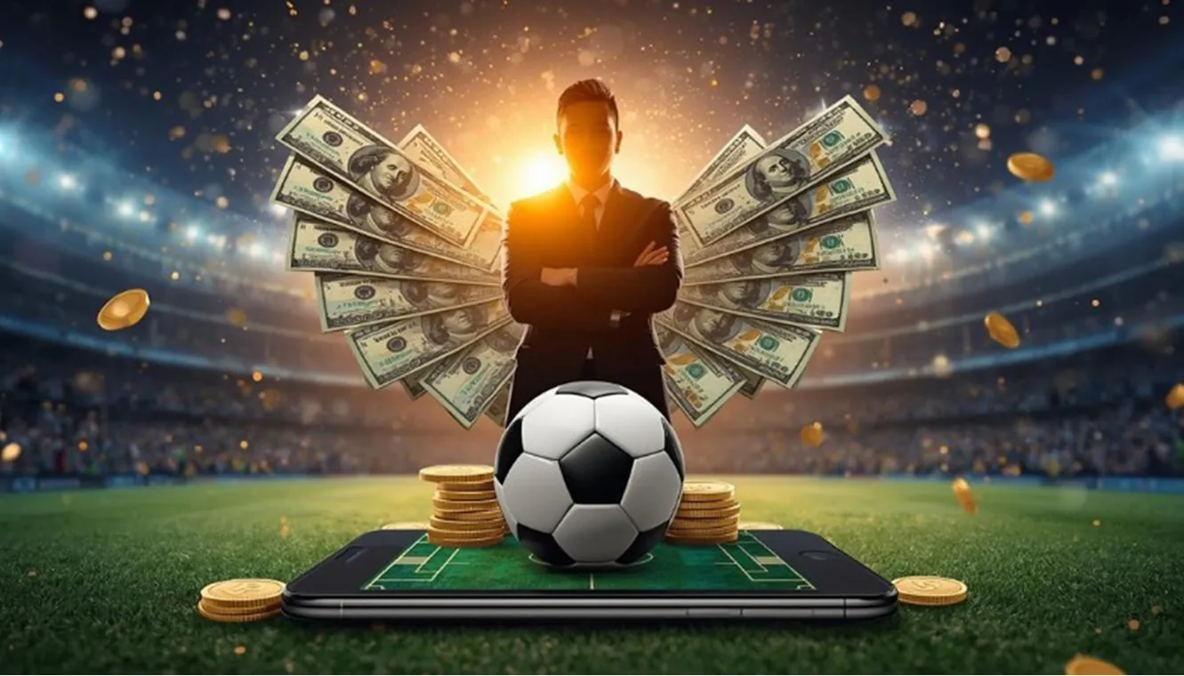 Live football betting interface with dynamic odds